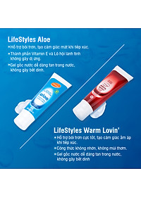 Gel Bôi Trơn LifeStyles Warm Lovin' Massage Lotion Bôi Trơn Quan Hệ Tăng Cảm Giác Ấm Nóng 50ml
