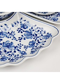 Bộ đồ ăn hoa mặt trời Bát Tràng men khử - Khử sạch chì và kim loại nặng