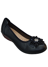 Giày Nữ Búp Bê Đế Xuồng HÀ NAM Da Bò Thật Cao Cấp 4cm GBBN2036