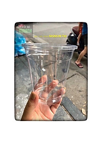 100 LY CỐC NHỰA CÓ LẮP CẦU ly cốc nhựa có nắp cầu loại 400ml & 500 ml , cốc nhựa dùng 1 lần, đựng cafe, trà sữa...