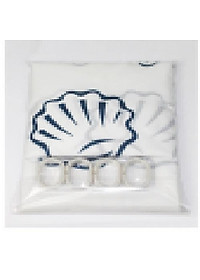 Rèm Phòng Tắm Vải Polyester Không Thấm Nước, Họa Tiết Đại Dương
