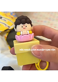 Móc Khoá Đồ Chơi Gõ Mõ Tụng Kinh Tịnh Tâm Giảm Stress