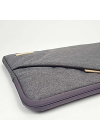 Túi chống sốc Laptop 13 inch AGVA Urban Denim - Kích thước Ngang 34 x Rộng 1.5 x Cao 25 cm - Mã LTB262GRE (Xám) - Túi chính hãng bảo hành 2 năm