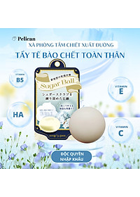 Xà Phòng Tắm Tẩy Tế Bào Chết Toàn Thân Chiết Xuất Đường Pelican Sugar Ball (100 G)