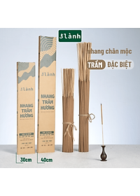 Nhang Trầm Hương Đặc Biệt  3 Lành Dài 23-30-40cm, Hộp 100-400gr Sạch Tự Nhiên 100% Không Hóa Chất 7-12 Năm Trầm Thờ Cúng Dâng Hương Xông Nhà