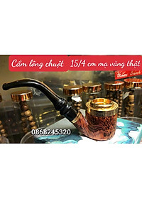 Tẩu hút thuốc sì gà phong cách lịch mã đẳng cấp kt 15×4cm