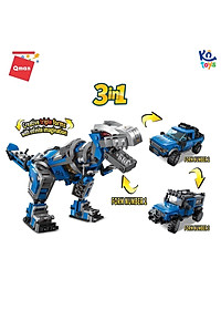 Đồ chơi lắp ghép, xếp hình Qman 4803 - Khủng long biến hình