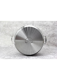 Bộ xửng hấp 3 đáy inox 430 FiveStar Standard  nắp kính size 26cm tặng 5 muỗng ăn