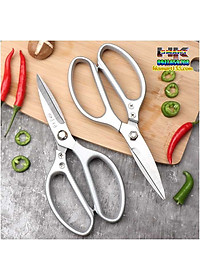 KÉO CẮT THỰC PHẨM TƯƠI SỐNG SIÊU TIỆN LỢI - CẮT THỊT GÀ, VỊT ĐA NĂNG - DỤNG CỤ TIÊN ÍCH TRONG NHÀ BẾP (Giao mẫu ngẫu nhiên)
