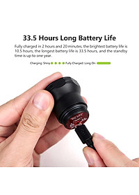 Đèn đuôi xe đạp thông minh Xiaomi Youpin TWOOC chống nước IPX6 sạc cổng USB