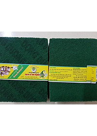 Miếng rửa chén cước xanh chà xoong nồi size đại 13*16cm , CHÀ NỒI, CHÀ SON