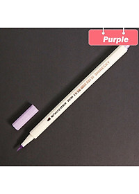 Bút lông mềm cây lẻ Lalunavn 10 màu sắc đầu Brush có nhũ STA Metallic Marker Pen Drawing - A13