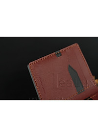 Ví Da Epsom Dáng Đứng Handmade Lealux Epsom Wallet 3