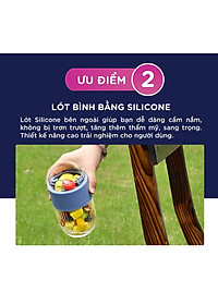 Ly Thủy Tinh Có Nắp Coffee Cup Luminarc Blue 500ML - V2209