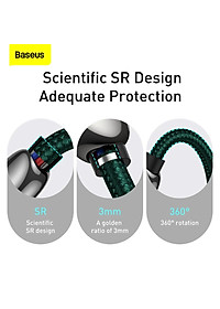 Cáp sạc nhanh C to C màn hình LED PD 100W Baseus Display Series CATSK-C01- Hàng chính hãng.