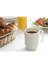 Combo Cốc nhựa uống nước Inomata cao cấp - Trắng ngà nội địa Nhật Bản