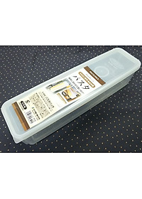 Hộp nhựa đựng & bảo quản đũa thìa, mỳ ống Sanada Seiko 1.3L nắp kín - nội địa Nhật Bản