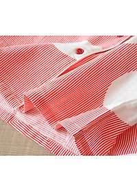 Pijama nữ thô đũi, Đồ bộ mặc nhà mùa hè ngắn tay cho nữ Azuno AZ2992