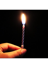 Vỉ 10 Nến Ma Thuật Thổi Không Tắt Cho Sinh Nhật Vui Nhộn, Đèn Cày Ma Thuật Magic Relighting Candle Thổi Không Tắt Troll Sinh Nhật Bạn Bè, Người Thân