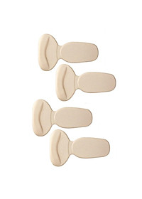 COMBO 2 BỘ MIẾNG LÓT CHO GIÀY RỘNG SILICON (MÀU KEM)