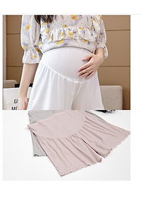 Quần Đùi Bầu Mặc Nhà Mùa Hè Azuno A10 Chất Liệu Lụa Ren Siêu Mát Có Đáp Và Chun Chỉnh Bụng Co Giãn Thoải Mái