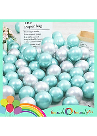 Bong bóng trang trí tiệc xinh Chrome 20 cái mix màu size 10''