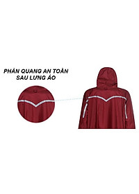 Áo Mưa BISUR Bít 1 Người Trùm Đầu, GIÁ SỈ, RANDO Chính Hãng, Có Phản Quang, Vải Dù Cao Cấp Nhanh Khô, Không Thấm Nước