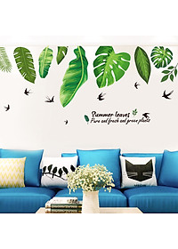 Decal dán tường Grean Leaves Art XL8362