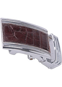 Đầu Khóa Da Cá Sấu 4 Phân Đầu Trắng Huy Hoàng HT9218 - Nâu Đất