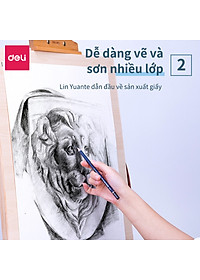 Giấy Vẽ Chuyên Dụng Deli 265X380Mm - 110/160/180Gsm, 20 Tờ - 1 Quyển - 73607/73611/73613