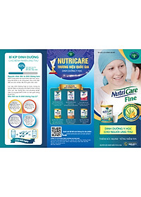 Sữa bột Nutricare Fine giúp tăng cường miễn dịch cho bệnh nhân ung thư (900g)