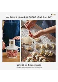 Máy Xay Thịt Thực Phẩm Bear SB-MA02L Xay Cực Êm Dung Tích 2 Lít Công Suất 300 W - Hàng Chính Hãng