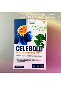 [TPBVSK] Celegold Hoạt huyết dưỡng não - Hỗ trợ hoạt huyết, tăng cường tuần hoàn não