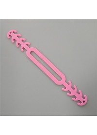 Đai nhựa dẻo đeo dây khẩu trang, Tai giả cao su mềm chống đau tai khi đeo khẩu trang silicon không hôi có lỗ cột tóc