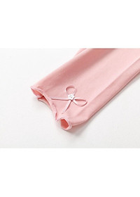 Quần legging dài cho bé gái Easy Baby họa tiết nơ, chất cotton thoáng mát cho bé từ 12-24kg (SL-037G)