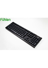 Bàn phím không dây Gaming/ Văn phòng Fuhlen L411w- Tuổi thọ 20 triệu lần nhấn, BH 2 năm,Tặng kèm pin- Hàng chính hãng