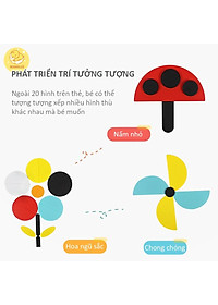 Đồ Chơi Xếp Hình Gỗ Con Vật Montessori - Ghép Hình Thông Minh Phát Triển Tư Duy Cho Bé