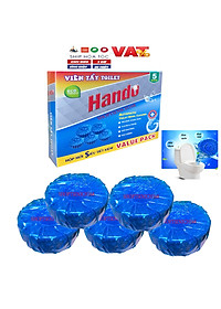 Viên tẩy sạch và làm thơm xanh Hando 5 viên Value Pack