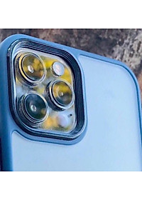 Ốp lưng cho iPhone 13 Pro Max hiệu Likgus viền màu chống vân tay (Không ố màu) - Hàng nhập khẩu