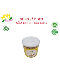 GỪNG SẤY DẺO SỮA ONG CHÚA HŨ 160G - HƯƠNG SEN VIỆT