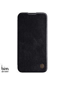 Bao da dành cho iPhone 13 Pro Max hàng chính hãng Nillkin QIN có nắp trượt bảo vệ camera
