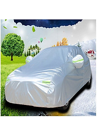 Bạt phủ ô tô tráng nhôm cách nhiệt cao cấp - Full size + Tặng tinh dầu treo xe