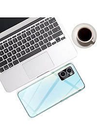 Ốp lưng silicon dẻo cho Oppo A36 / Oppo A76 / Oppo A96 / Oppo K10 / Realme 9i hiệu Ultra Thin trong suốt mỏng 0.6mm độ trong tuyệt đối chống trầy xước - Hàng nhập khẩu