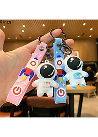 Móc khóa Phi Hành Gia cute cho xe máy dây đôi đeo balo điên thoại -A75