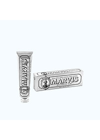 Kem Đánh Răng Marvis Whitening Mint Vị Bạc Hà hỗ trợ sạch mảng bám & trắng răng tự nhiên (85ml)