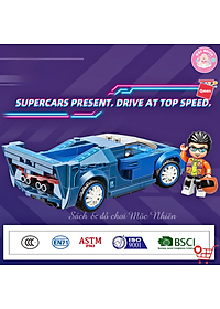 Đồ chơi xếp hình lắp ráp Qman - Các loại xe đua (nhiều mẫu) - Dành cho bé từ 6 tuổi