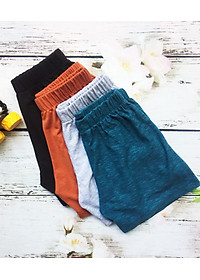 Combo 10 quần bé trai từ 3-32kg - Cotton thiên nhiên. Giao màu ngẫu nhiên