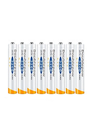 Combo Sạc Tự Ngắt Thông Minh UK83 Đổi Đèn Khi Sạc Đầy Kèm 8 Pin Doublepow 3200Mah Dung Lượng Chuẩn