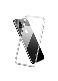 (Mua 1 tặng 1) Ốp lưng dẻo silicon cho iPhone 11 Pro (5.8 inch) hiệu Ultra Thin (siêu mỏng 0.6mm, chống trầy, chống bụi) - Hàng nhập khẩu