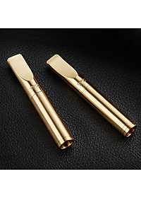 Tẩu Kim Loại  ZB362 Thiết Kế Nhỏ Gọn Đẹp Độc Lạ Màu Vàng Sang Trọng Cao Cấp